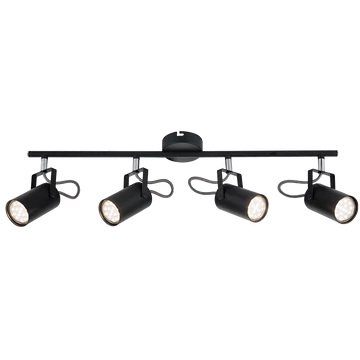 Fekete "IZZY" Spotlámpa 4xGU10
