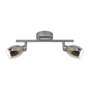 Etna LED fali lámpa króm 2xG9