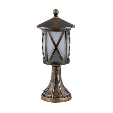 ERIK 104 kültéri állólámpa, antik sárgaréz, 1xE27