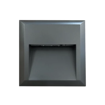 GRF52 LED kültéri homlokzat lámpa 1,5W 4000K IP65 sötét szürke