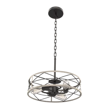 Emma függeszték 3xE27 matt fekete/fehér