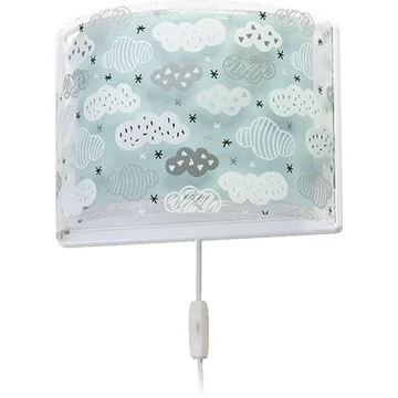 Dalber gyereklámpa - 'clouds' zöld fali lámpa
