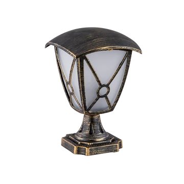 NICK 504 kültéri állólámpa, 1xE27, antik sárgaréz