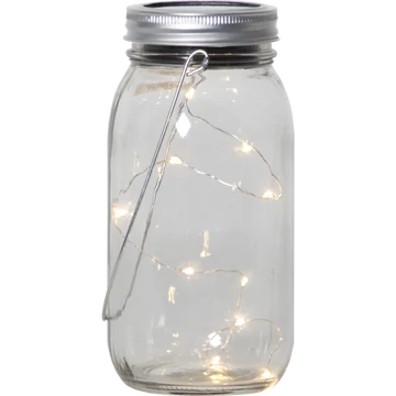 Jamjar kerti szolár lámpa