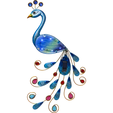 Peacock kerti fali szolár lámpa