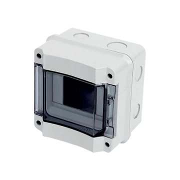 Műanyag falon kívüli elosztódoboz IP65 12 modul 103mm