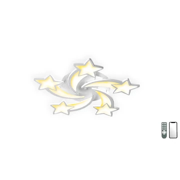 Lucero Yuki 140 W-os LED távirányítós mennyezeti lámpa