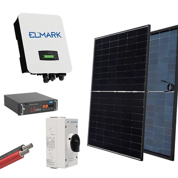 HYBR. SOLAR SYSTEM 1P/3KW 430W PANELS WITH BATT.