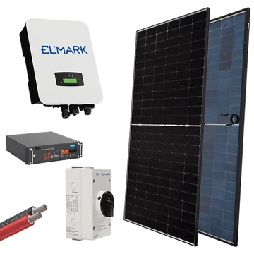 HYBR. SOLAR SYSTEM 1P/3KW 580W PANELS WITH BATT.