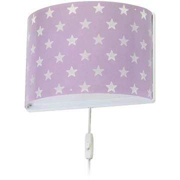 Dalber gyereklámpa - 'stars' lila fali lámpa