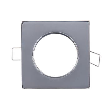 Süllyesztett szögletes spot lámpatest króm