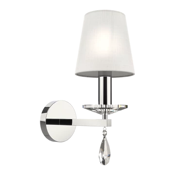 BARBARA fali lámpa 1xE14 króm