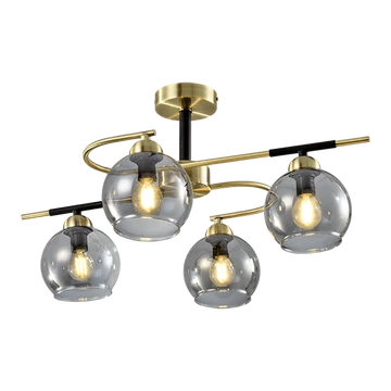 Bill csillár 4xE14 matt króm/bronz színben