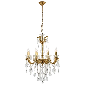 EDWARD 8xE14 Sárgaréz/Jade