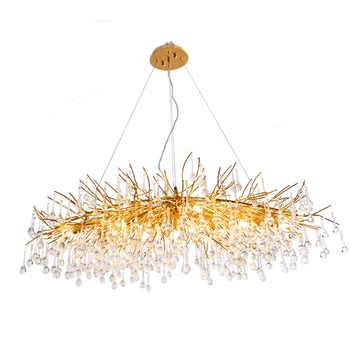 LOUIS csillár 13xG9 arany/kristály