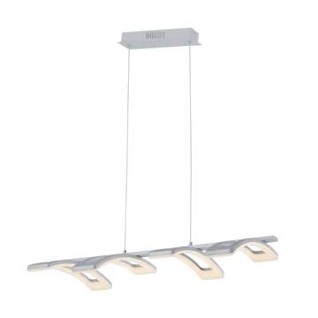 MARCELLA LED csillár, ezüst 42W 3000K