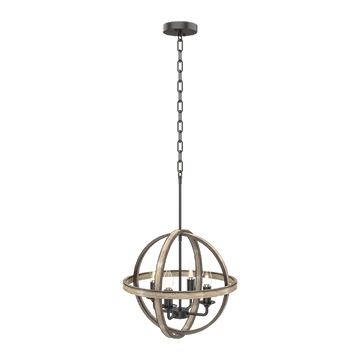 Tino csillár 4xE14, matt fekete/fehér színben