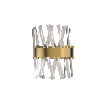 WILLIAM LUX fali lámpa 2xE14 antik bronz