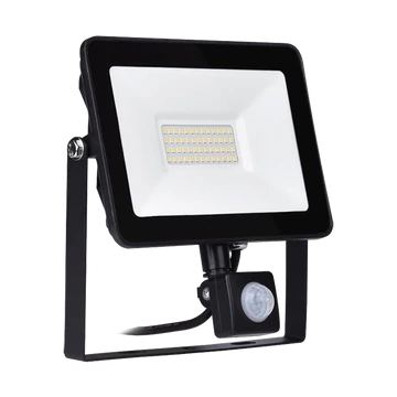 VEGA50 LED kültéri relektor mozgásérzékelővel 50W, 5500K, fekete