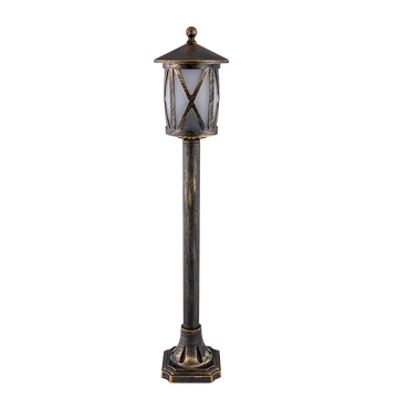 ERIK 105 kültéri állólámpa, 1xE27, antik sárgaréz