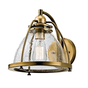 BRYAN fali lámpa 1xE27 antik réz