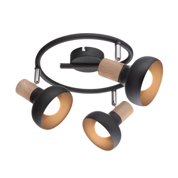 ADDY BLACK Spotlámpa 3xE14