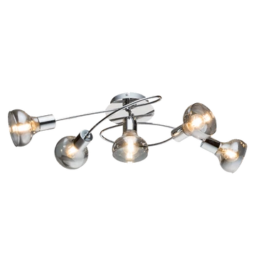 ADDY CHROME Spotlámpa 5xE14 