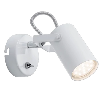 Fehér "IZZY" spotlámpa kapcsolóval