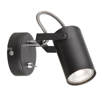 Fekete "IZZY" spotlámpa kapcsolóval