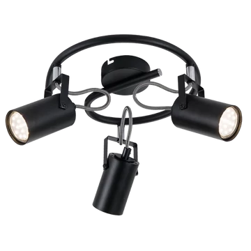 Fekete "IZZY" Spotlámpa 3x