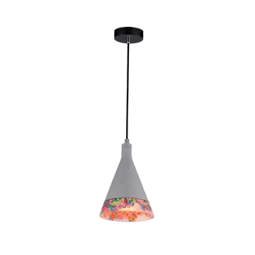 Betonszínű függőlámpa