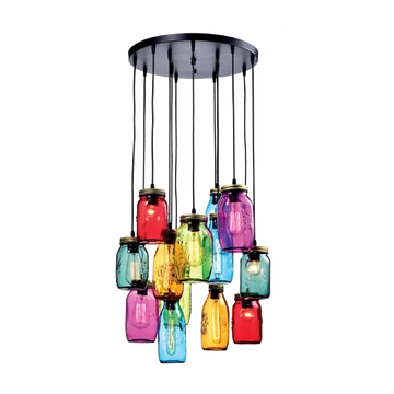 Színes üveges függeszték