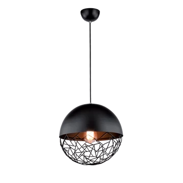 Kreatív gömb alakú fekete függeszték