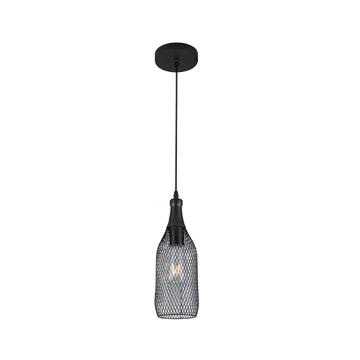 Fekete rácsos burkolatú függeszték