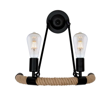 Fali lámpa "ROPE" 2xE27 