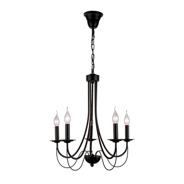 ANGELA csillár fekete 5xE14 