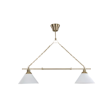 MOLLY csillár 2xE27 antik sárgaréz