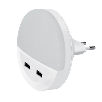 LED éjszakai fény USB töltővel