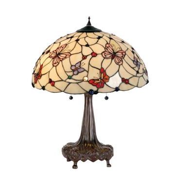 Filamentled Leeds Tiffany asztali lámpa 