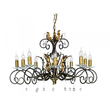 ELSTEAD Amarilli 10Lt csillár sötétbronz/arany