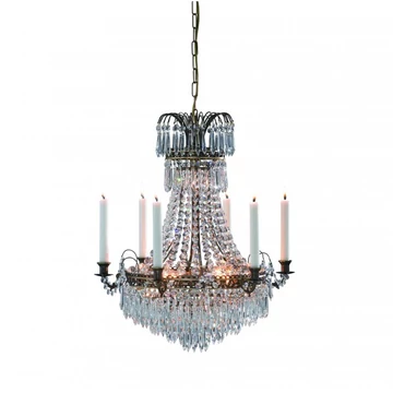 MARKSLÖJD Lackö Korona 7L antik/Kristály