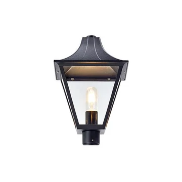 DANDY kültéri lámpafej ARTIC (107122) modellhez fekete/üveg E27 1x100W