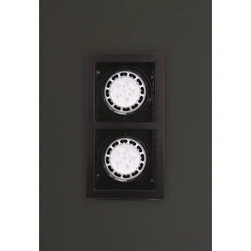 MATRIX II Beépíthető lámpa fekete