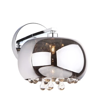 MOONLIGHT Fali lámpa króm