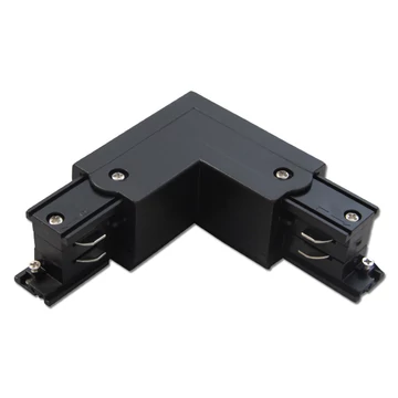 MasterLED 3 fázisú L típusú csatlakozó, fekete