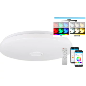 Erik 72 W-os RGBW LED távirányítós mennyezeti lámpa