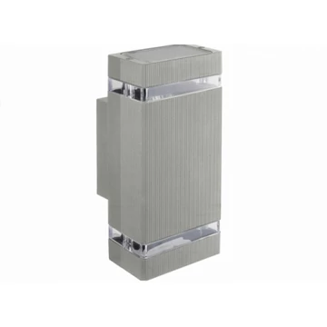 MasterLED Hana oldalfalra helyezhető kültéri lámpa GU10 szürke