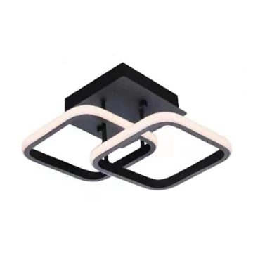 MasterLED Nebula Gemini 16W-os, 4000K, 28x20x9cm fekete színű mennyezeti lámpa