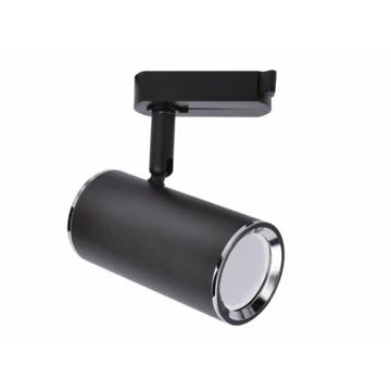 Strühm Megan 124x54 mm fekete, sínre szerelhető lámpa, GU10-es foglalattal