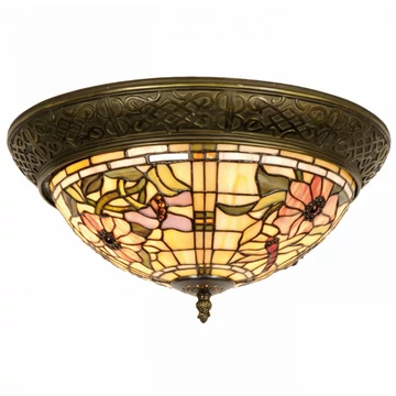 Filamentled Honley Tiffany mennyezeti lámpa